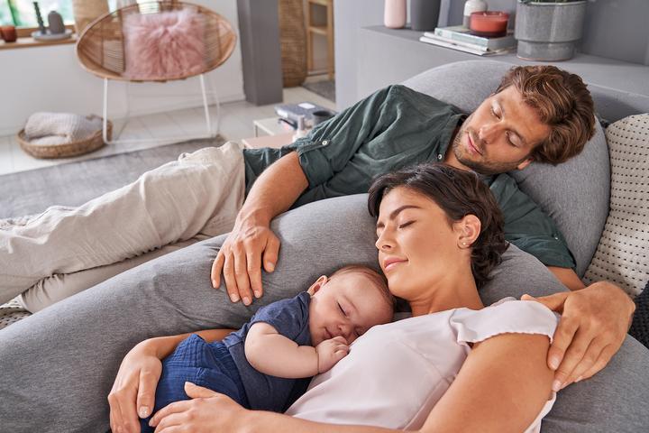 Image du produit Theraline Coussin d'allaitement "Das Original" avec rembourrage en épeautre, housse incluse 190 cm (190 cm)