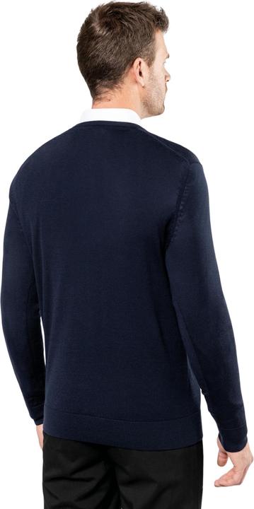 Produktbild Kariban Merino-Pullover mit V-Ausschnitt (S)