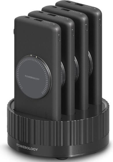 Image du produit Powerology Station 4en1 10000mAh PD 100W QC Wireless Power Bank (10000 mAh, 100 W, 37 Wh)