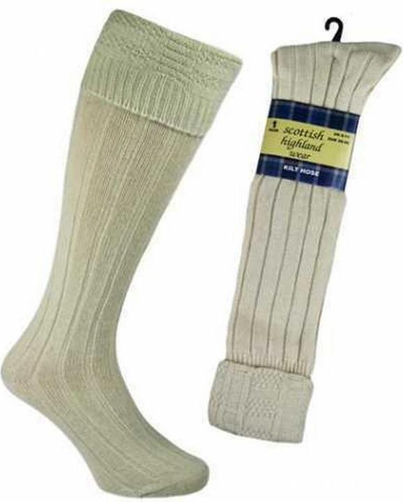 Actual product image Universal Textiles Scottish Highland Wear knee socks with wool content 1 pair (Single pack, 39 - 45)