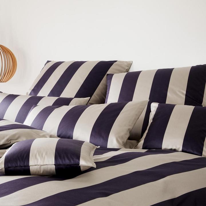 Produktbild Elegante Night Stripe (Bettwäsche Set, 155x200 cm + 80x80 cm)