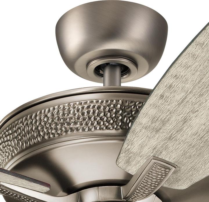 Actual product image Elstead Lighting Monarch II silent ceiling fan Ø132cm wood + remote control
