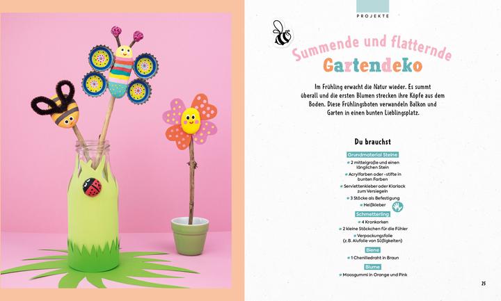 Produktbild Kunterbunt, eckig, rund – Steine bemalen für Kids (Deutsch, Simone Wunschel, 2021)