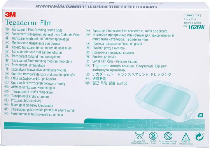Produktbild 3M TEGADERM Film 10x12cm 1626W, 50 St PFL (50 x)