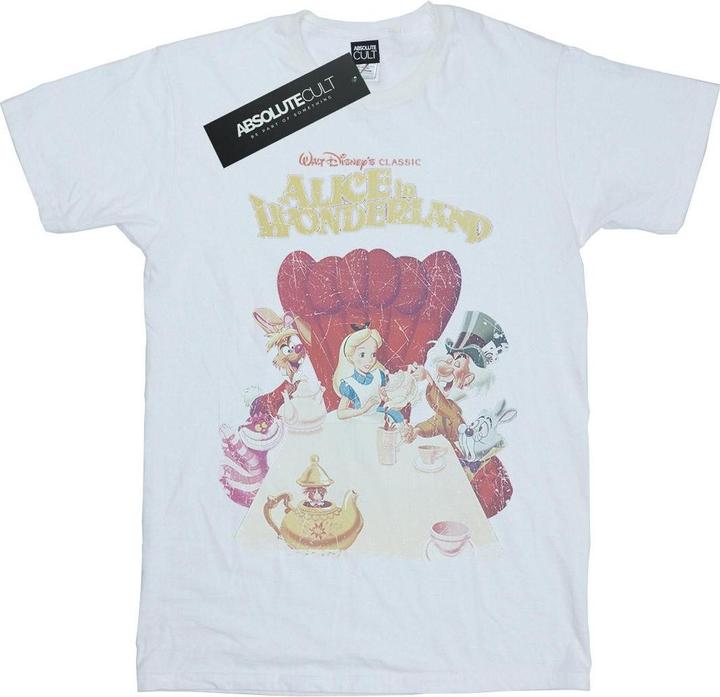 Produktbild Disney Alice In Wonderland Retro Poster TShirt Mädchen (152, 158)