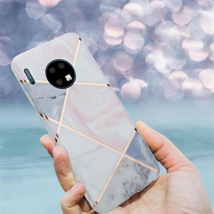 Produktbild Cadorabo IMD TPU Bunter Marmor Cover (Huawei Mate 30)