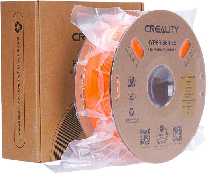 Actual product image Creality Hyper PLA - 1,75mm - 1kg (PLA, 1.75 mm, 1000 g, Orange)