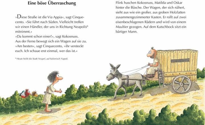 Produktbild Der kleine Drache Kokosnuss bei den Römern (Deutsch, Ingo Siegner, 2019)