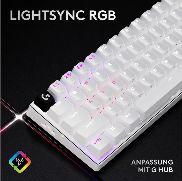 Actual product image Logitech G PRO X 60 (CH, Wireless, Cable)