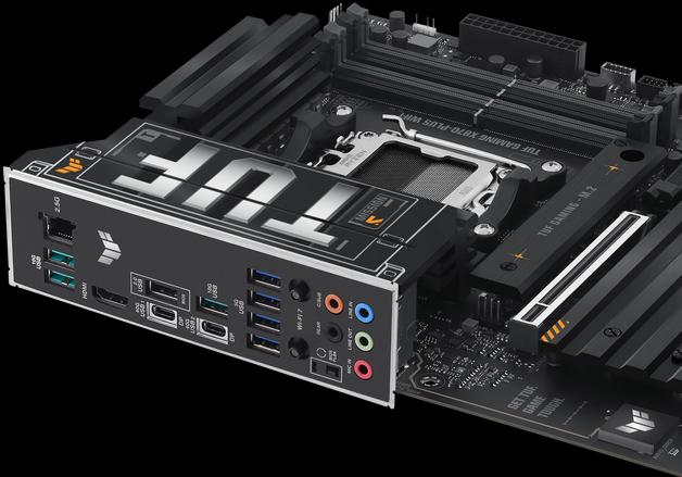 Productafbeelding ASUS TUF GAMING X870-PLUS WIFI (AM5, AMD X870, ATX)