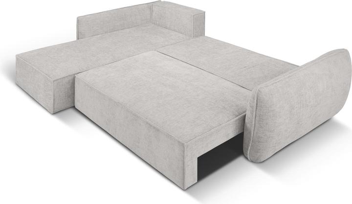 Actual product image Micadoni Left Corner Sofa With Bed Function And Box, "Kaelle", 4 Seats, 252x165x87Made in Europe (Corner sofa)