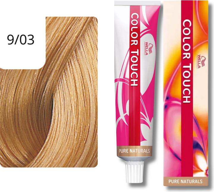 Actual product image Wella Color Touch Pure Naturals (9/03 light blonde nature-gold)
