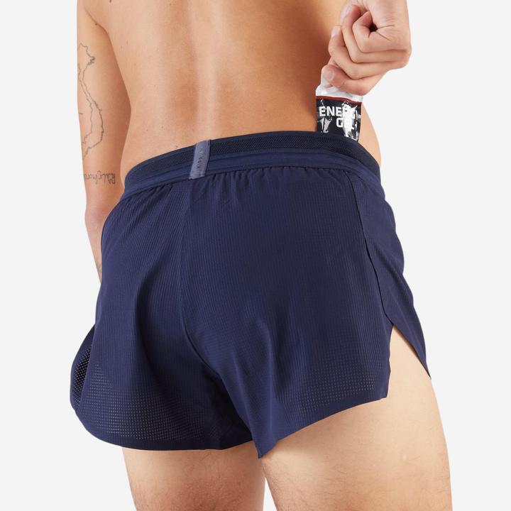 Produktbild Kiprun Men's Lightweight Running Split Shorts Run 900 -Blue black (XL)