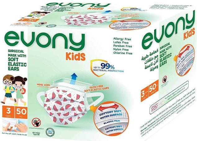 Produktbild Evony Kids Gesichtsmaske 50 Stück