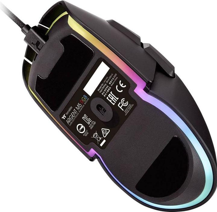 Actual product image Thermaltake Argent M5 RGB Gaming Mouse (Cable)
