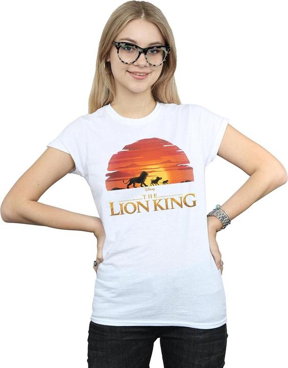 Immagine prodotto Disney The Lion King Movie Sunset Logo Maglietta Donna (L)