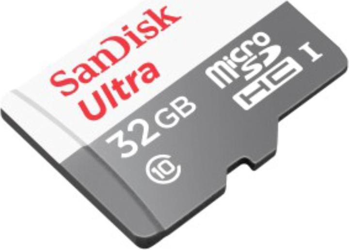 Actual product image SanDisk Ultra (32 GB, microSDHC, U1, UHS-I)