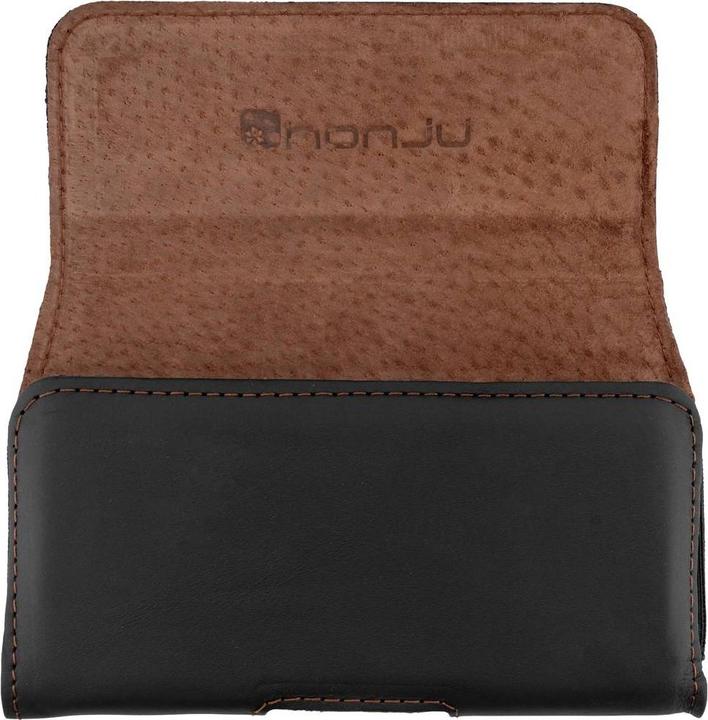 Actual product image Honju horizon smooth leather belt pouch for Samsung smartphones