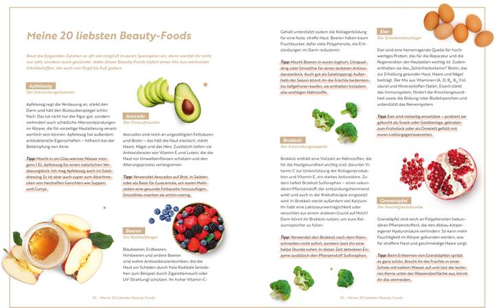 Nährwerte und Zutaten My Beauty Food (Deutsch, Sarah Harrison, 2024)