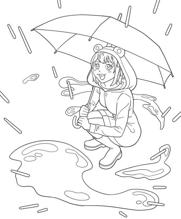Actual product image Manga colouring book with magic pages. A great gift for fans!