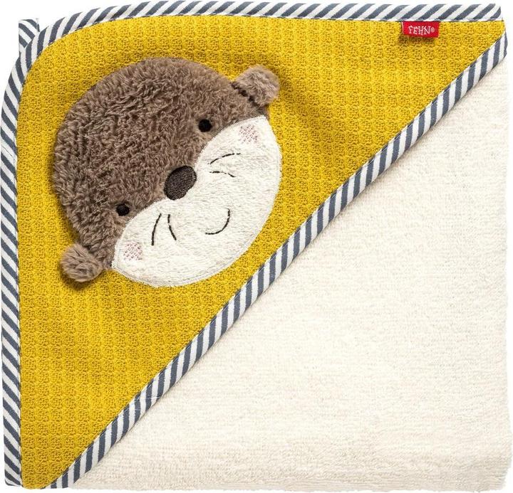 Produktbild Fehn Kapuzenbadetücher & Handtücher Kapuzenbadetuch 80 x 80 cm - Otter
