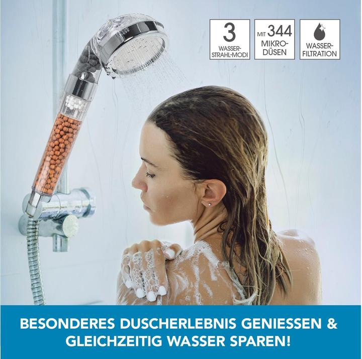 Immagine prodotto Easymaxx Doccia a mano Spa 3 in 1 (3 Tipi di raggi)