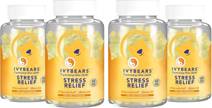 Actual product image IVYBears Stress RELIEF 4 Pack (4 Piece, Gummies, 600 g)