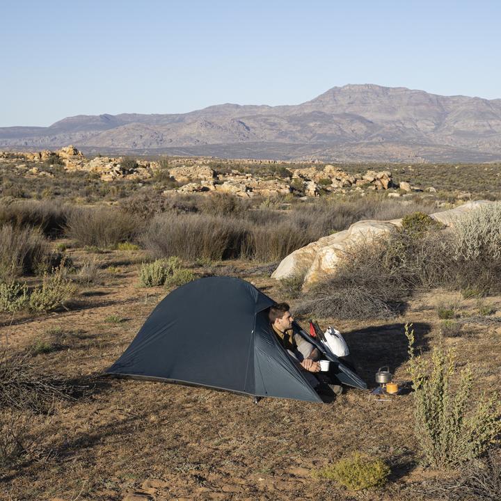 Actual product image Naturehike Ultralight one-man cloud up-1 tent new version 20D navy+ mats (1 person)