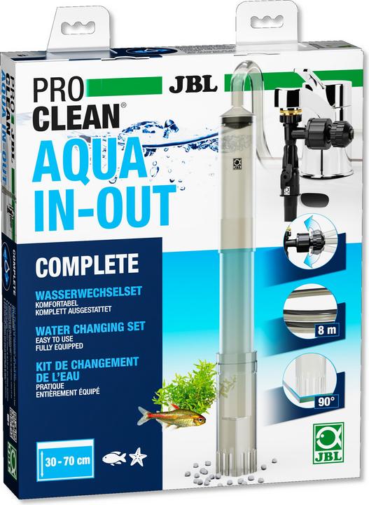 JBL Aquaristik und Terraristik Proclean Aqua In-Out Complete (Entretien de l'eau de l'aquarium, Aspirateur inférieur)