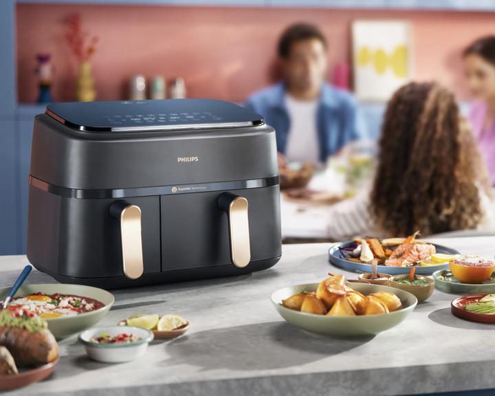 Produktbild Philips Dual Basket Airfryer NA352/09 (CH-Stecker)