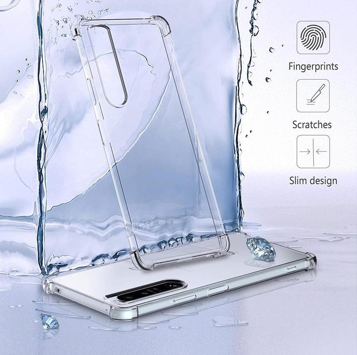 Actual product image Screenguard Crystal Soft Airbag Bumper (Sony Xperia 1 IV)