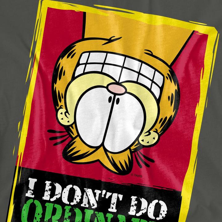Actual product image Garfield Unisex Adult I Don't Do Ordinary T-Shirt (M)
