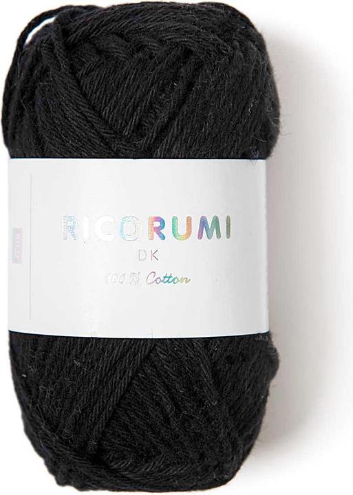 Image du produit Rico Design Laine Creative Ricorumi DK 25 g, Noir (57.50 m)