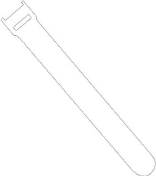 Fastech ETK-3-3 Cabel Strap, weiss (Klettkabelbinder, 250 mm, 1 Stk.)