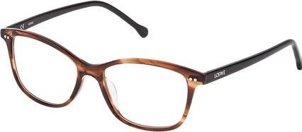 Loewe Unisex Adult Eyeglasses 55 Shiny Streaked Brown