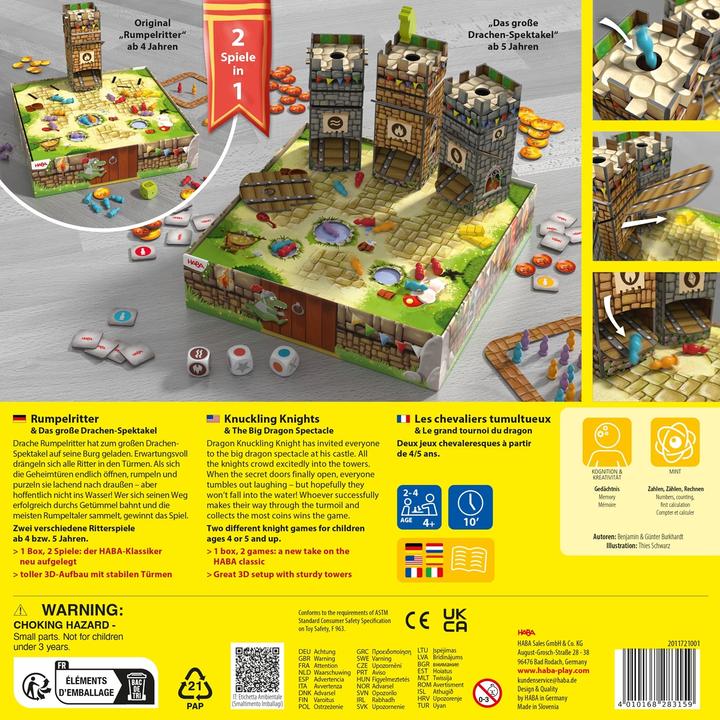 Actual product image Haba Rumpelritter & The great dragon spectacle (German)
