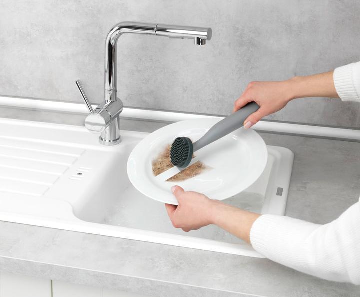 Immagine prodotto Wenko Spazzola per lavare i piatti in piedi Piedo grigio (1 pz.)