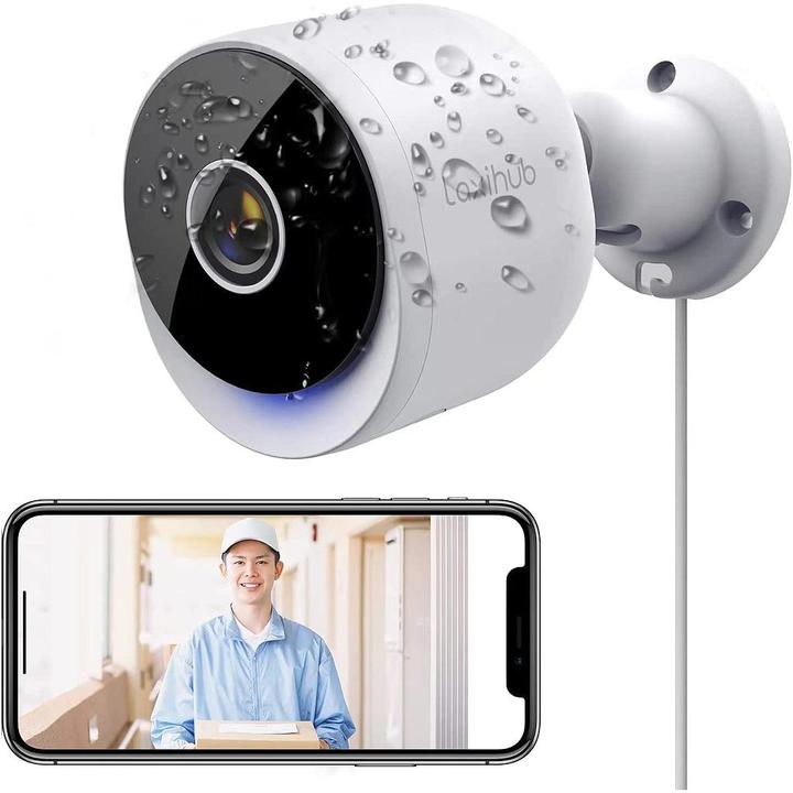 Actual product image Laxihub Bullet Camera O2 Outdoor WI-FI 3MP (2304 x 1296 Pixels)