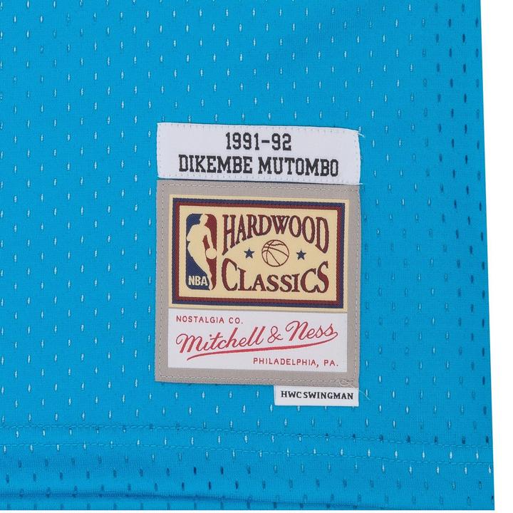 Produktbild Mitchell & Ness Swingman Jersey Denver Nuggets TROPICAL Dikembe Mutombo - M (M)