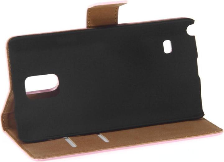 Actual product image OEM Slim Leather Book Case for Galaxy Note 4 - pink 4250710555796 (Samsung Galaxy Note 4)