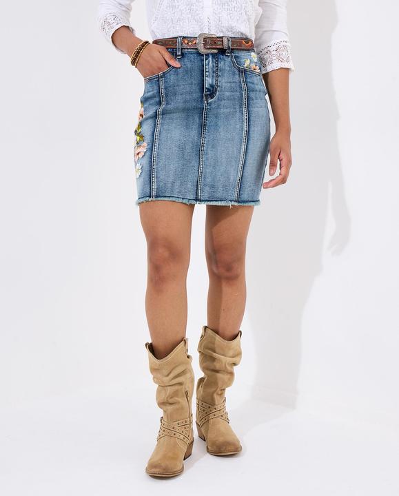 Produktbild Joe Browns Floral Embroidered Denim Skirt (36)
