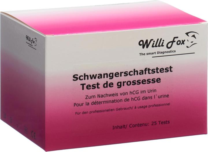 Willi Fox Schwangerschaftstest Urin (25 Stk) (25 x)