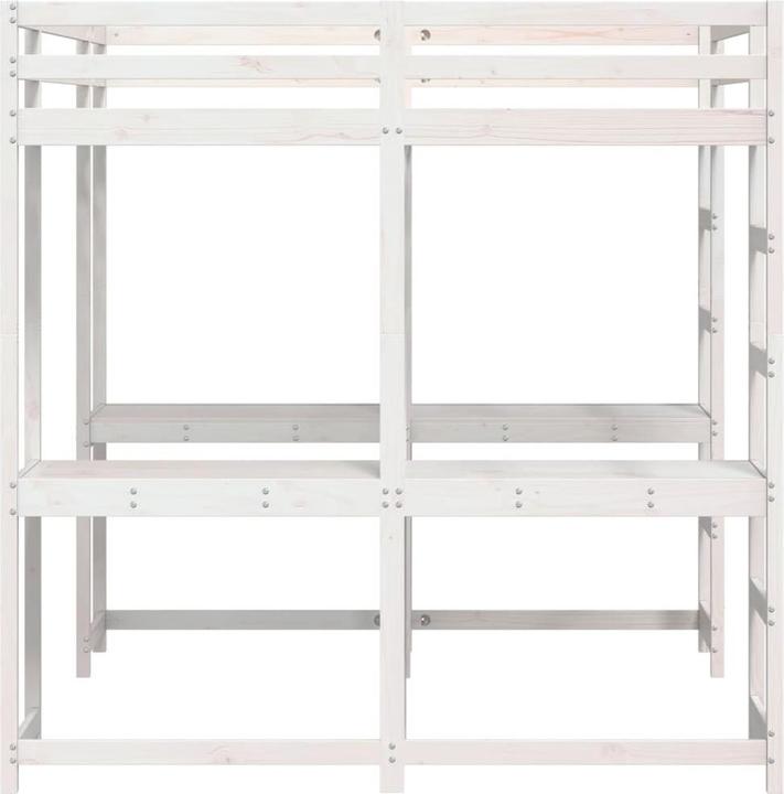 Image du produit VidaXL Lit mezzanine avec bureau & échelle (140 x 200)