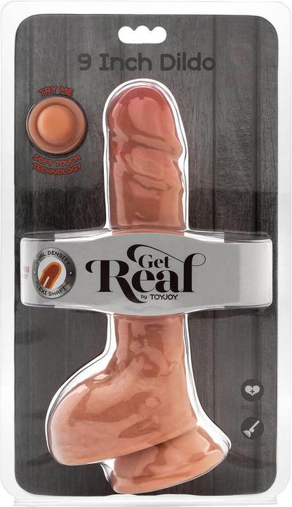 Actual product image ToyJoy Dual Density Dildo9 Inch Balls