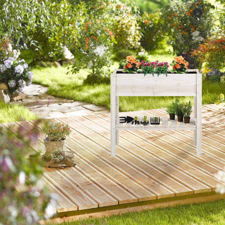 Actual product image Relaxdays Raised Planter, Balcony