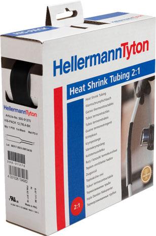 Actual product image HellermannTyton Heat shrink tubing without adhesive S (10 x)