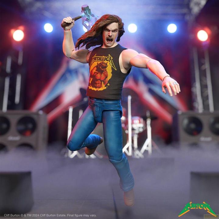 Produktbild Super7 Metallica Ultimates Actionfigur Wave 2 Cliff Burton 18 cm