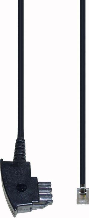 Image du produit E+P Câble téléphonique T 78/3 3,0m fiche TAE-N/fiche Western