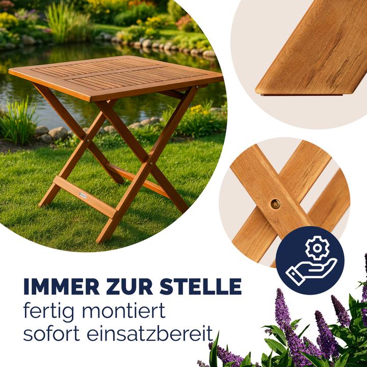 Produktbild Casaria Gartentisch (70 cm)