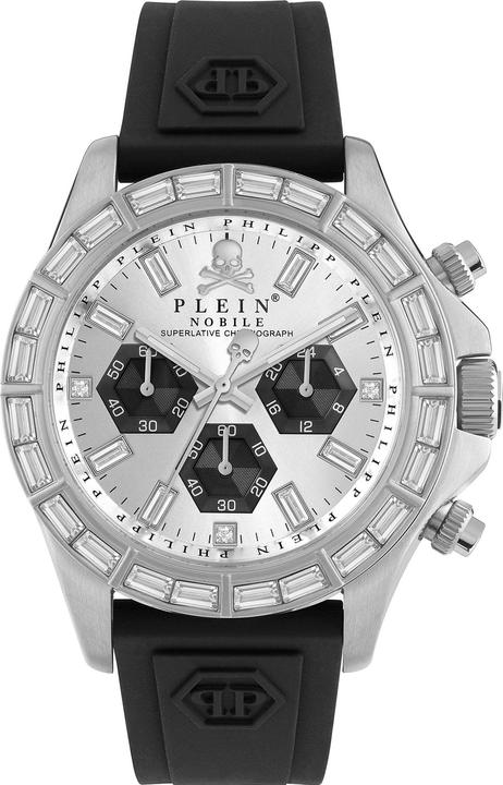 Actual product image Philipp Plein PWVAA0123 Street Couture Chronograph Men's Watch 43mm 5ATM (Chronograph, 43 mm)